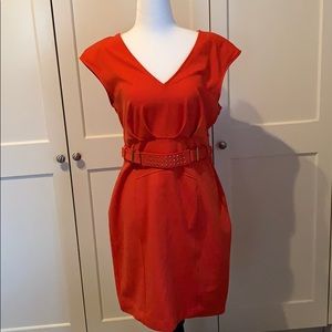 Jennifer Lopez Orange Dress